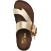 imageWHITE MOUNTAIN Womens Harley Footbed SandalAntiqueGold Leather