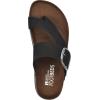 imageWHITE MOUNTAIN Womens Harley Footbed SandalBlackNubuk