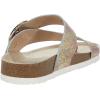 imageWHITE MOUNTAIN Womens Harley Footbed SandalGold Multi