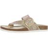 imageWHITE MOUNTAIN Womens Harley Footbed SandalGold Multi