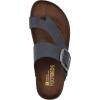 imageWHITE MOUNTAIN Womens Harley Footbed SandalNavyLeather