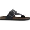 imageWHITE MOUNTAIN Womens Harley Footbed SandalNavyLeather