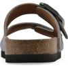 imageWHITE MOUNTAIN Womens Hayloft Signature ComfortMolded Footbed SandalBlue RaspberrySuede