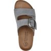 imageWHITE MOUNTAIN Womens Hayloft Signature ComfortMolded Footbed SandalBlue RaspberrySuede