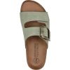 imageWHITE MOUNTAIN Womens Hayloft Signature ComfortMolded Footbed SandalSage GreenSuede