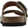 imageWHITE MOUNTAIN Womens Hayloft Signature ComfortMolded Footbed SandalSage GreenSuede
