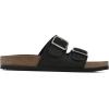 imageWHITE MOUNTAIN Womens Helga Flat SandalBlackNubuck