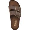 imageWHITE MOUNTAIN Womens Helga Flat SandalBrownLeather