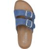 imageWHITE MOUNTAIN Womens Helga Flat SandalDenim BlueSuede