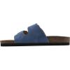 imageWHITE MOUNTAIN Womens Helga Flat SandalDenim BlueSuede