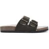 imageWHITE MOUNTAIN Womens Helga Flat SandalForest Felt WFaux Shearling