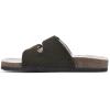 imageWHITE MOUNTAIN Womens Helga Flat SandalForest Felt WFaux Shearling