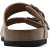 imageWHITE MOUNTAIN Womens Helga Flat SandalSandal WoodSuede