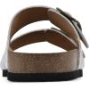 imageWHITE MOUNTAIN Womens Helga Flat SandalWhiteMulti FloralLeather