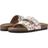imageWHITE MOUNTAIN Womens Helga Flat SandalWhiteMultiLeather