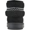 imageWHITE MOUNTAIN Womens Icons Faux Fur SlipOn BootieBlack
