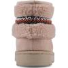 imageWHITE MOUNTAIN Womens Icons Faux Fur SlipOn BootieBlush