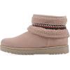 imageWHITE MOUNTAIN Womens Icons Faux Fur SlipOn BootieBlush