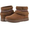imageWHITE MOUNTAIN Womens Icons Faux Fur SlipOn BootieChestnut