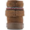 imageWHITE MOUNTAIN Womens Icons Faux Fur SlipOn BootieChestnut