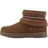 imageWHITE MOUNTAIN Womens Icons Faux Fur SlipOn BootieChestnut