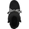 imageWHITE MOUNTAIN Womens Idol Faux Fur Laceup Ankle BootieBlackFabric
