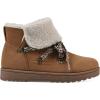 imageWHITE MOUNTAIN Womens Idol Faux Fur Laceup Ankle BootieChestnutFabric