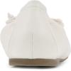 imageWHITE MOUNTAIN Womens Sunnyside II Flexible Ballet FlatButter CreamSmooth