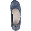 imageWHITE MOUNTAIN Womens Sunnyside II Flexible Ballet FlatNavySmooth