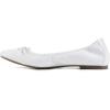 imageWHITE MOUNTAIN Womens Sunnyside II Flexible Ballet FlatWhiteWhitePatent