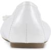 imageWHITE MOUNTAIN Womens Sunnyside II Flexible Ballet FlatWhiteWhitePatent