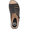 imageWHITE MOUNTAIN Womens Valencia Strappy Clog SandalBlackBurnSmooth