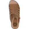 imageWHITE MOUNTAIN Womens Valencia Strappy Clog SandalNaturalBurnSmooth