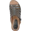 imageWHITE MOUNTAIN Womens Valencia Strappy Clog SandalPewterMetSmooth