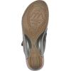imageWHITE MOUNTAIN Womens Valencia Strappy Clog SandalPewterMetSmooth