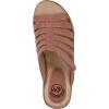 imageWHITE MOUNTAIN Womens Valencia Strappy Clog SandalRosewoodBurnSmooth