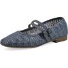 imageWHITE MOUNTAIN Womens Bocage DoubleStrap FlatBlueSmooth