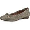 imageWHITE MOUNTAIN Womens Bocah Diamond Quilted Cap Toe Ballet FlatGoldGlitterFab