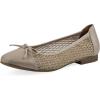 imageWHITE MOUNTAIN Womens Boco Ballet FlatNaturalMetallicMulti