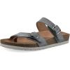 imageWHITE MOUNTAIN Womens Grams Signature ComfortMolded Footbed SandalBlue RaspberrySuede