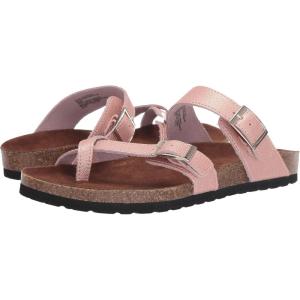 imageWHITE MOUNTAIN Gracie Signature ComfortMolded Footbed SandalRose Gold Leather