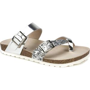 imageWHITE MOUNTAIN Gracie Signature ComfortMolded Footbed SandalSilver