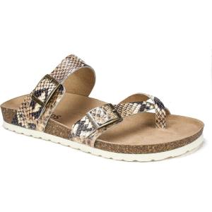 imageWHITE MOUNTAIN Gracie Signature ComfortMolded Footbed SandalTan