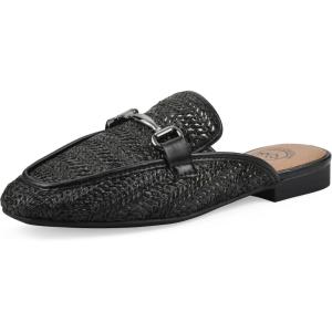 imageWHITE MOUNTAIN Womens Bobbin OpenBack SlipOn LoaferBlackSmooth