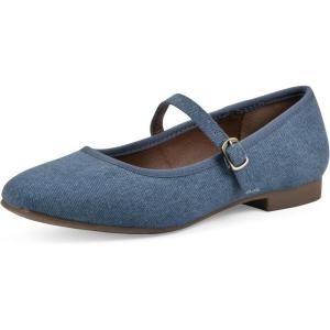 imageWHITE MOUNTAIN Womens Boch Mary Jane FlatDenim BlueFab