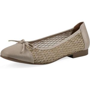 imageWHITE MOUNTAIN Womens Boco Ballet FlatNaturalMetallicMulti