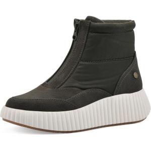 imageWHITE MOUNTAIN Womens Downtown Platform HighTop Sneaker BootieArmyMultiSmooth