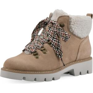 imageWHITE MOUNTAIN Womens Gloving Faux Fur Hiker BootieBeachwoodSuede