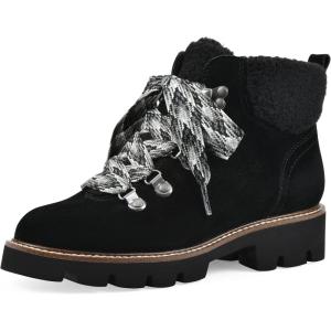imageWHITE MOUNTAIN Womens Gloving Faux Fur Hiker BootieBlackSuede