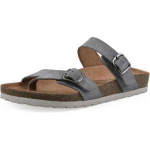 imageWHITE MOUNTAIN Womens Grams Signature ComfortMolded Footbed SandalBlue RaspberrySuede